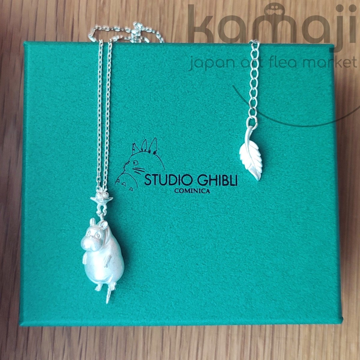 Vintage* Official Ghibli Spirited Away Silver Necklace • Bo Mouse Pendant • Cominica Japanese Jewelry - Kamaji Market