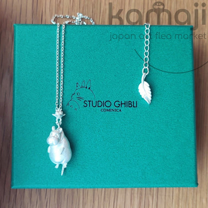 Vintage* Official Ghibli Spirited Away Silver Necklace • Bo Mouse Pendant • Cominica Japanese Jewelry - Kamaji Market