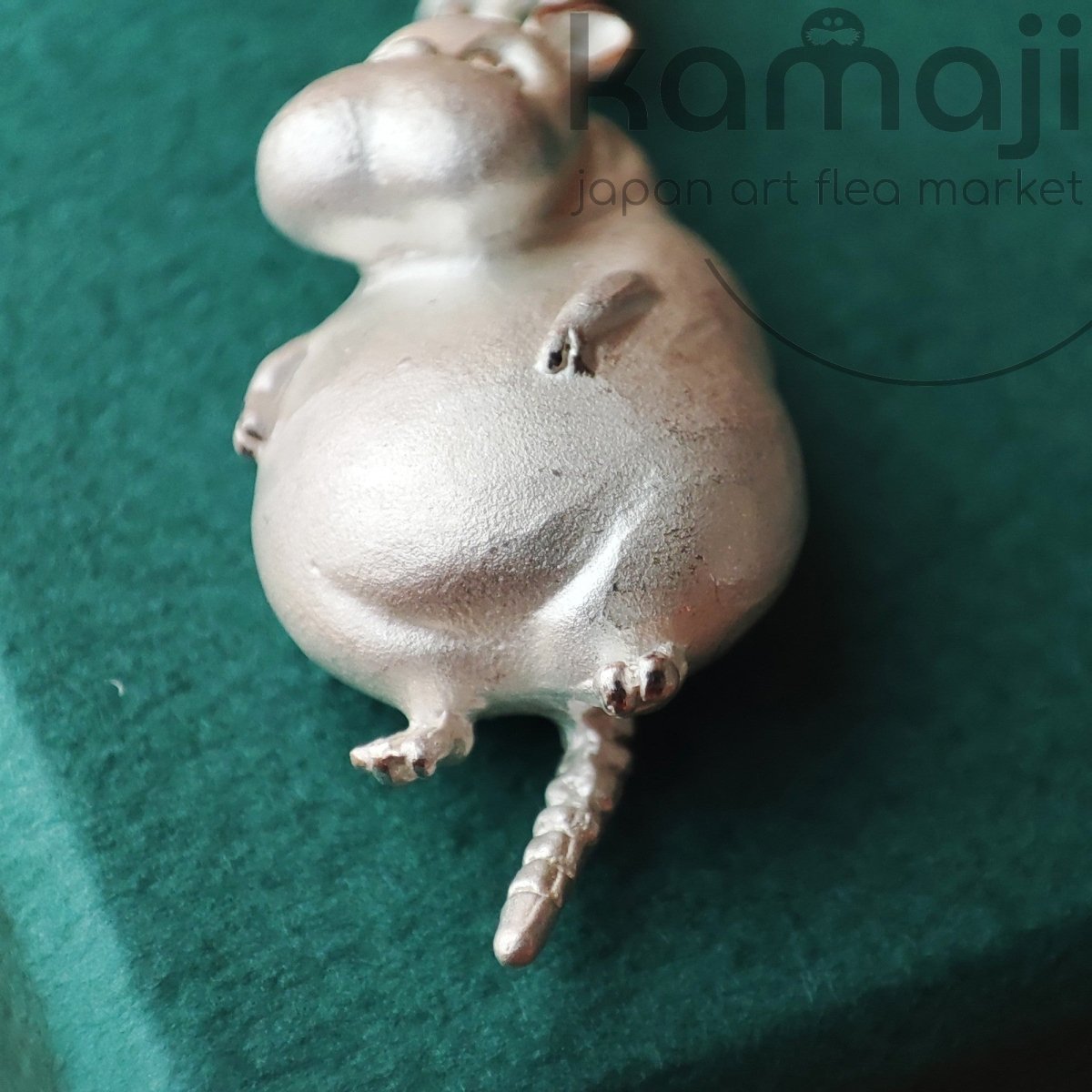 Vintage* Official Ghibli Spirited Away Silver Necklace • Bo Mouse Pendant • Cominica Japanese Jewelry - Kamaji Market