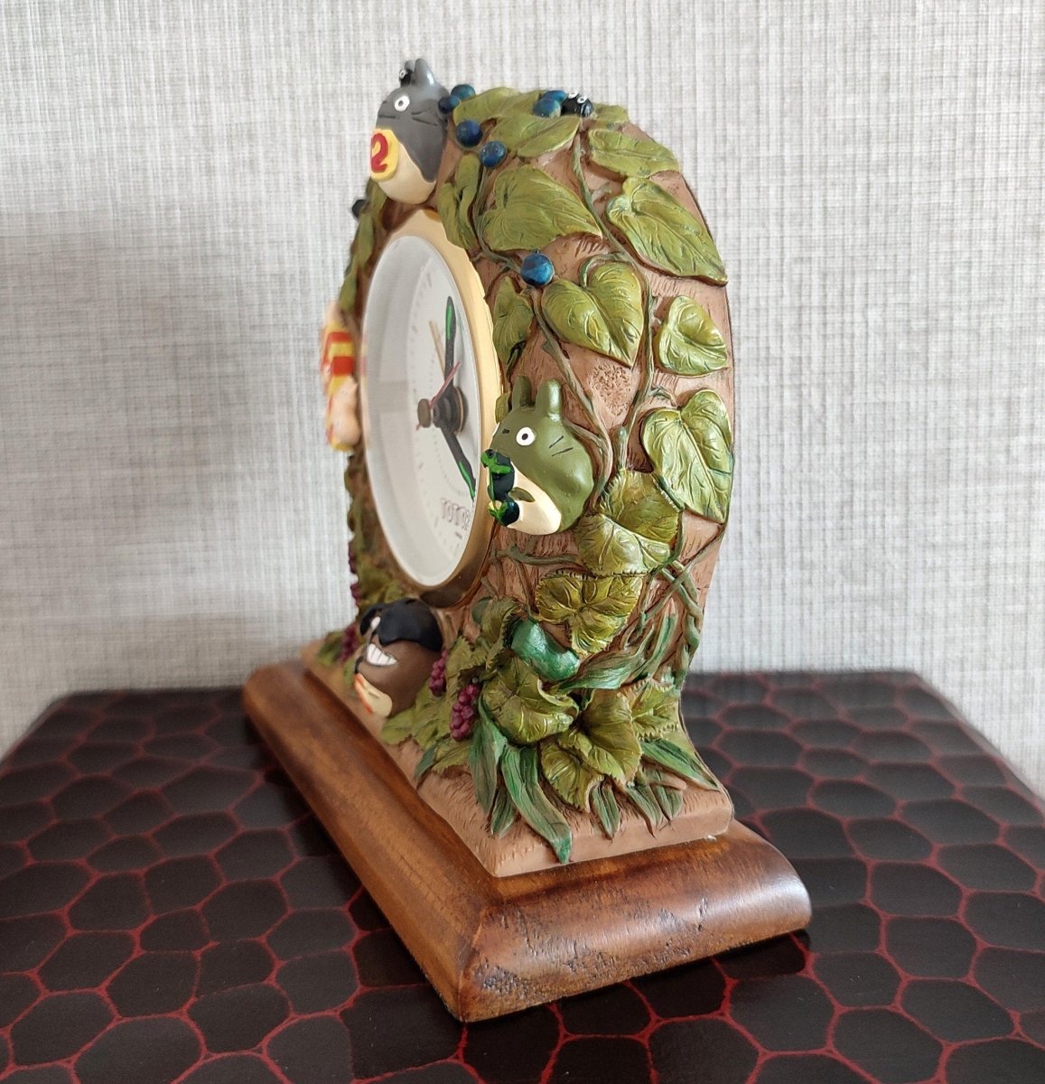Vintage* Official Ghibli Table Clock w/Alarm • My Neighbor Totoro