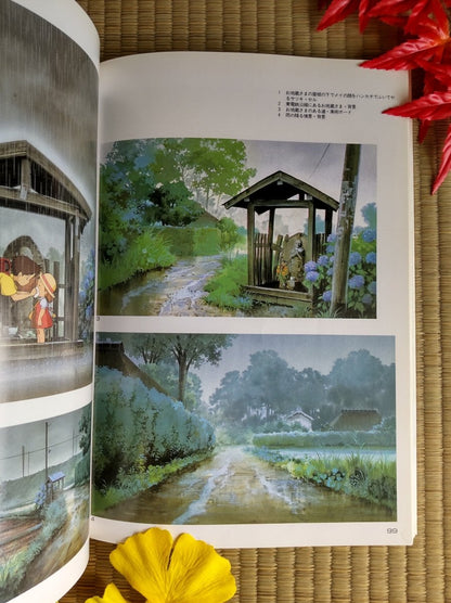 Vintage* Official Ghibli Totoro Artbook • My Neighbor Totoro Anime • Japanese Painting Art Book - Kamaji Market