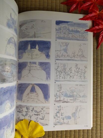 Vintage* Official Ghibli Totoro Artbook • My Neighbor Totoro Anime • Japanese Painting Art Book - Kamaji Market