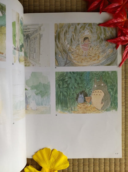 Vintage* Official Ghibli Totoro Artbook • My Neighbor Totoro Anime • Japanese Painting Art Book - Kamaji Market