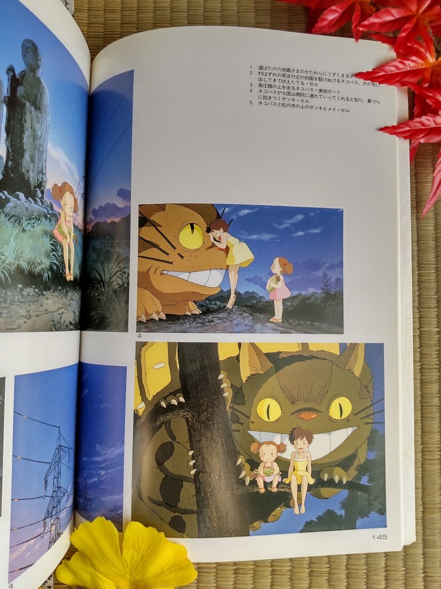 Vintage* Official Ghibli Totoro Artbook • My Neighbor Totoro Anime • Japanese Painting Art Book - Kamaji Market