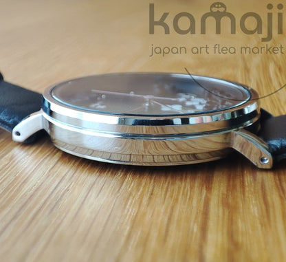 Vintage* Official Ghibli Totoro Black Wrist Watch • My Neighbor Totoro 30th Anniversary Watches • ALBA Seiko lim. 1000 - Kamaji Market