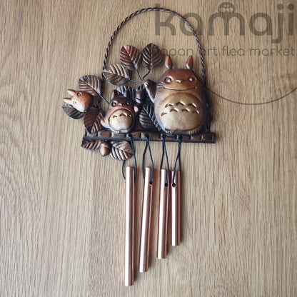 Vintage* Official Ghibli Totoro Door Bell/Wind Chime • My Neighbor Totoro Interior Decoration/Home Decor/Gardening Bell - Kamaji Market