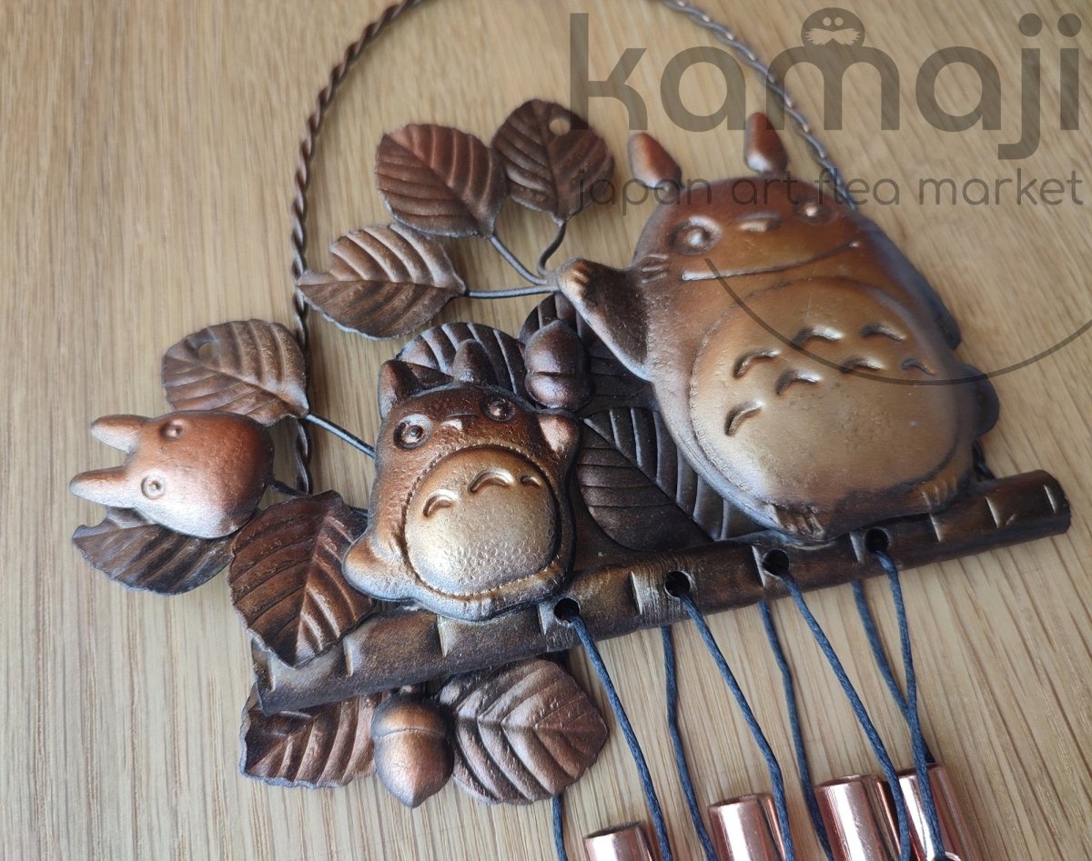 Vintage* Official Ghibli Totoro Door Bell/Wind Chime • My Neighbor Totoro Interior Decoration/Home Decor/Gardening Bell - Kamaji Market