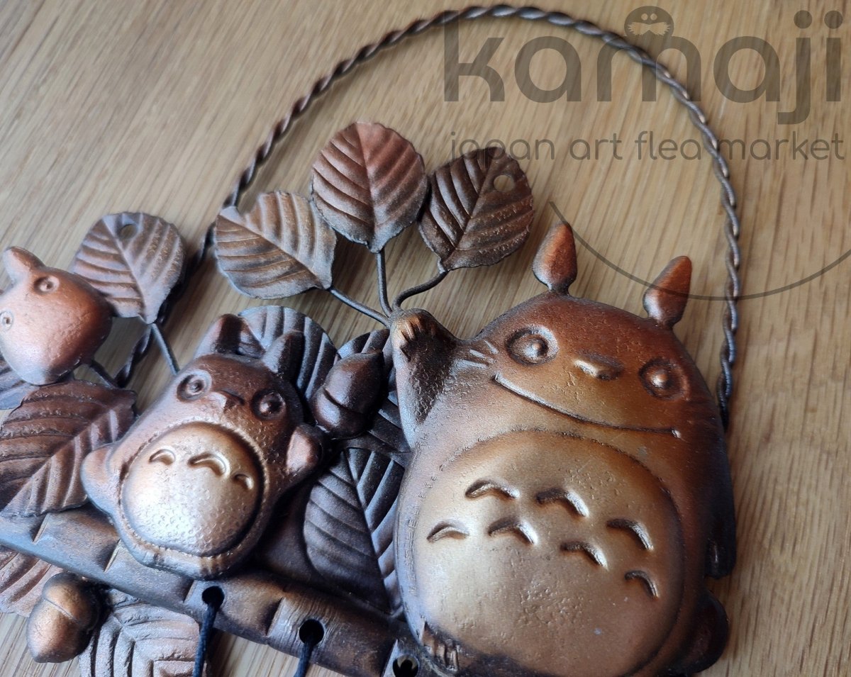 Vintage* Official Ghibli Totoro Door Bell/Wind Chime • My Neighbor Totoro Interior Decoration/Home Decor/Gardening Bell - Kamaji Market