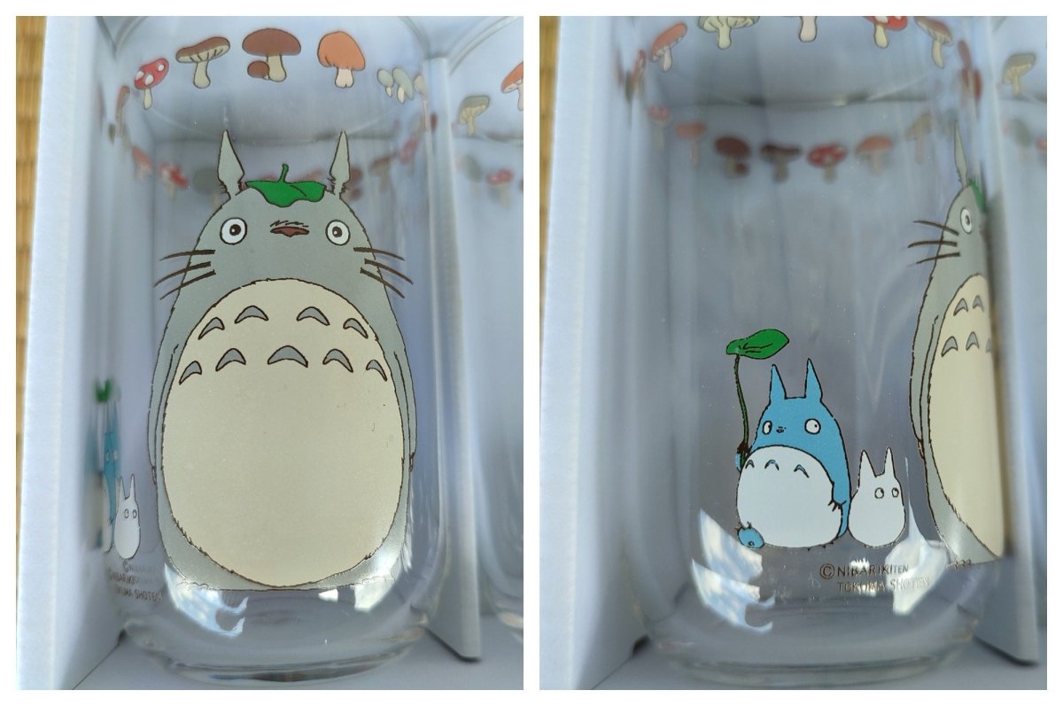 Vintage* Official Ghibli Totoro Glass/Cup Set of 5 • My Neighbor Totoro Japanese Tableware/Glassware - Kamaji Market