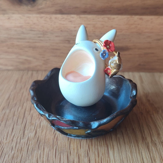 Vintage* Official Ghibli Totoro Jewelry Tray/Holder • My Neighbor Totoro Figure/Accessory Stand/Home Decor Design - Kamaji Market