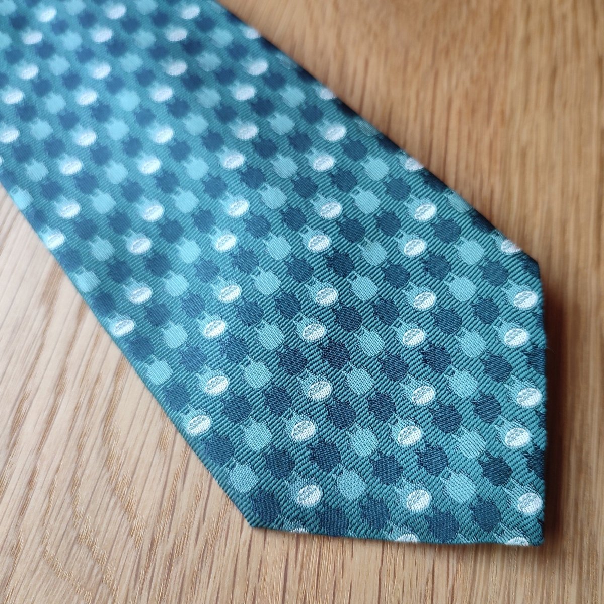 Vintage* Official Ghibli Totoro Necktie • My Neighbor Totoro Neckwear/Ascot/Cravat/Accent Clothes • Blue Silk Neck Tie - Kamaji Market