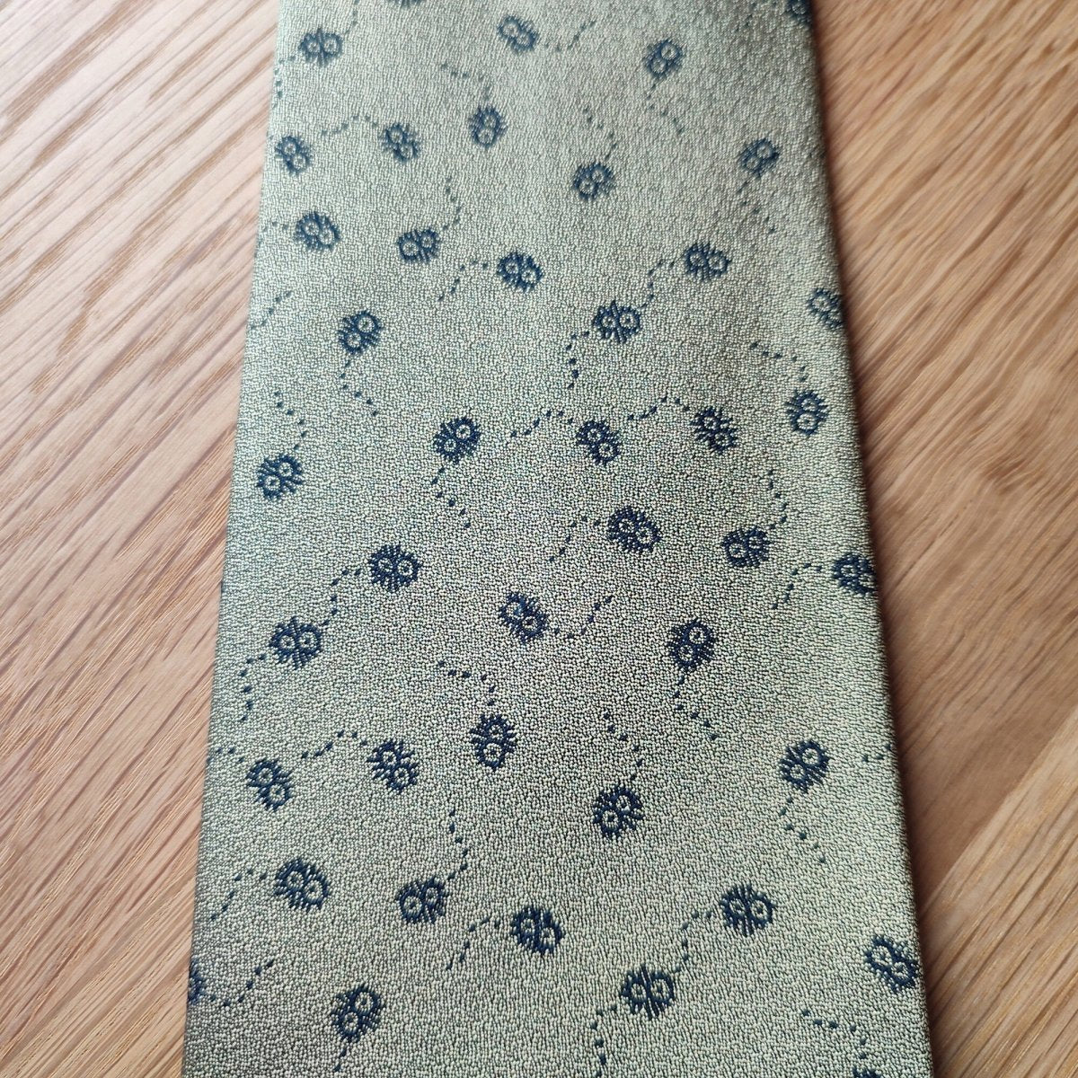 Vintage* Official Ghibli Totoro Necktie • My Neighbor Totoro Neckwear/Ascot/Cravat/Accent Clothes • Gold Silk Neck Tie - Kamaji Market