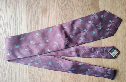 Vintage* Official Ghibli Totoro Necktie • My Neighbor Totoro Neckwear/Ascot/Cravat/Accent Clothes • Red Silk Neck Tie - Kamaji Market