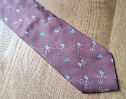 Vintage* Official Ghibli Totoro Necktie • My Neighbor Totoro Neckwear/Ascot/Cravat/Accent Clothes • Red Silk Neck Tie - Kamaji Market
