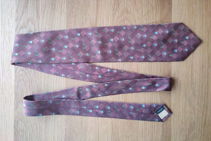 Vintage* Official Ghibli Totoro Necktie • My Neighbor Totoro Neckwear/Ascot/Cravat/Accent Clothes • Red Silk Neck Tie - Kamaji Market