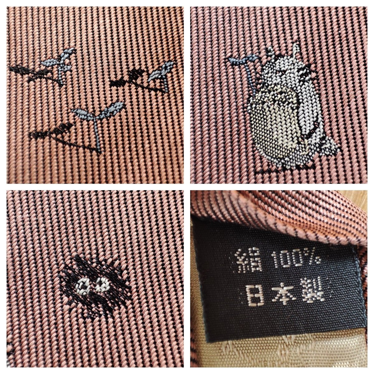 Vintage* Official Ghibli Totoro Necktie • My Neighbor Totoro Neckwear/Ascot/Cravat/Accent Clothes • Red Silk Neck Tie - Kamaji Market