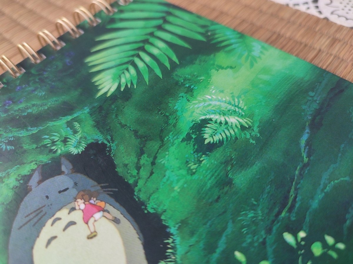 Vintage* Official Ghibli Totoro Notebook • My Neighbor Totoro Notepad/Sketchbook/Diary/Planner • Anime Stationery - Kamaji Market