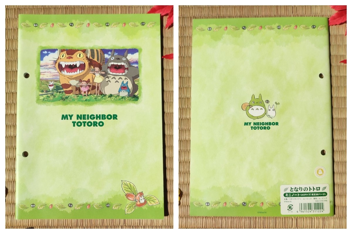 Vintage* Official Ghibli Totoro Notebook • My Neighbor Totoro Notepad/Sketchbook/Diary/Planner • Anime Stationery - Kamaji Market