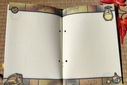 Vintage* Official Ghibli Totoro Notebook • My Neighbor Totoro Notepad/Sketchbook/Diary/Planner • Anime Stationery - Kamaji Market