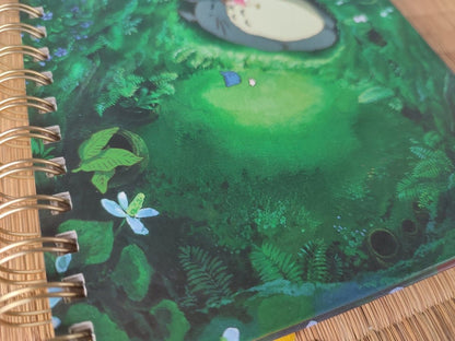 Vintage* Official Ghibli Totoro Notebook • My Neighbor Totoro Notepad/Sketchbook/Diary/Planner • Anime Stationery - Kamaji Market