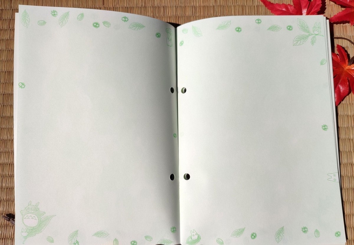 Vintage* Official Ghibli Totoro Notebook • My Neighbor Totoro Notepad/Sketchbook/Diary/Planner • Anime Stationery - Kamaji Market