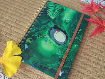 Vintage* Official Ghibli Totoro Notebook • My Neighbor Totoro Notepad/Sketchbook/Diary/Planner • Anime Stationery - Kamaji Market