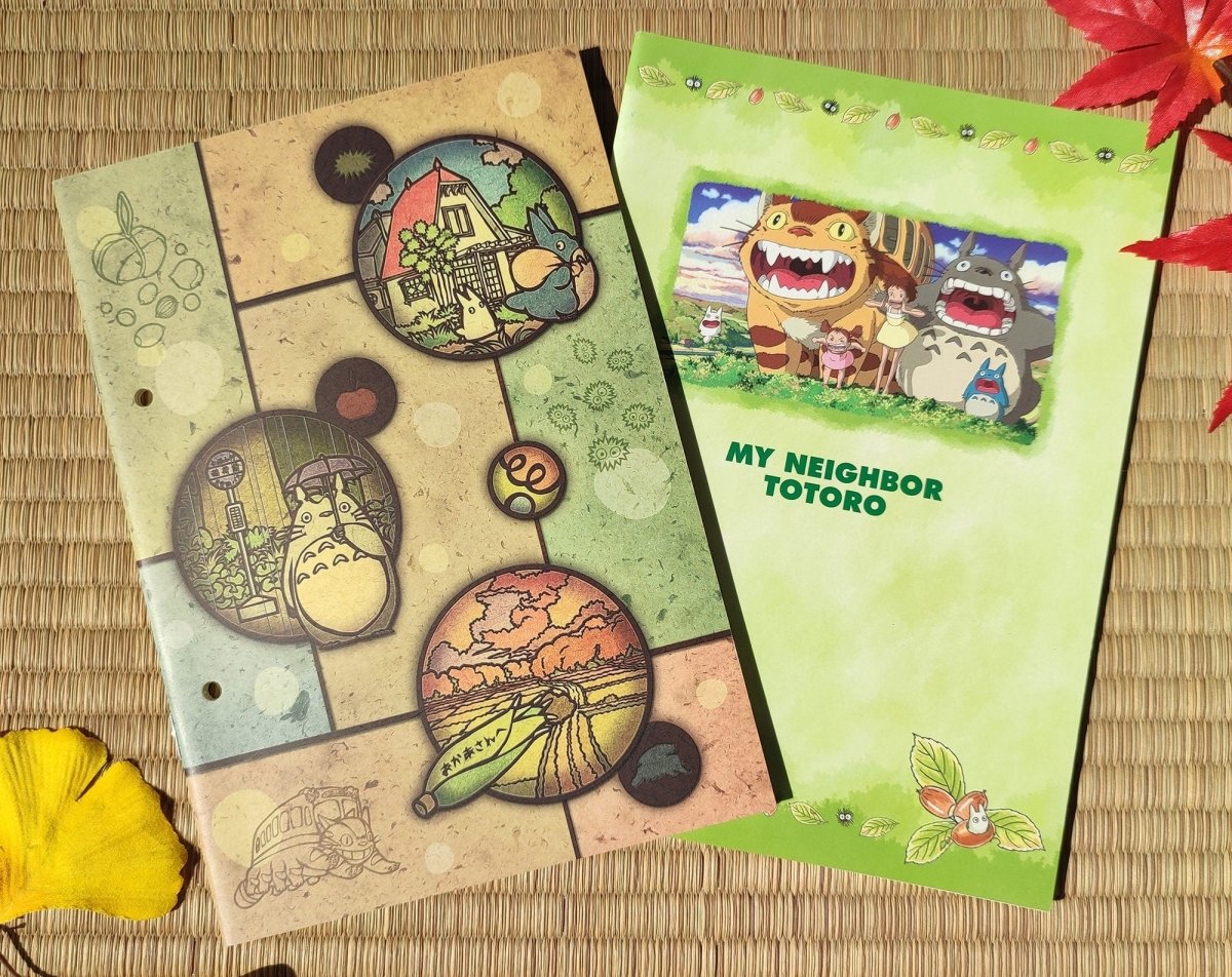 Vintage* Official Ghibli Totoro Notebook • My Neighbor Totoro Notepad/Sketchbook/Diary/Planner • Anime Stationery - Kamaji Market