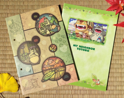 Vintage* Official Ghibli Totoro Notebook • My Neighbor Totoro Notepad/Sketchbook/Diary/Planner • Anime Stationery - Kamaji Market