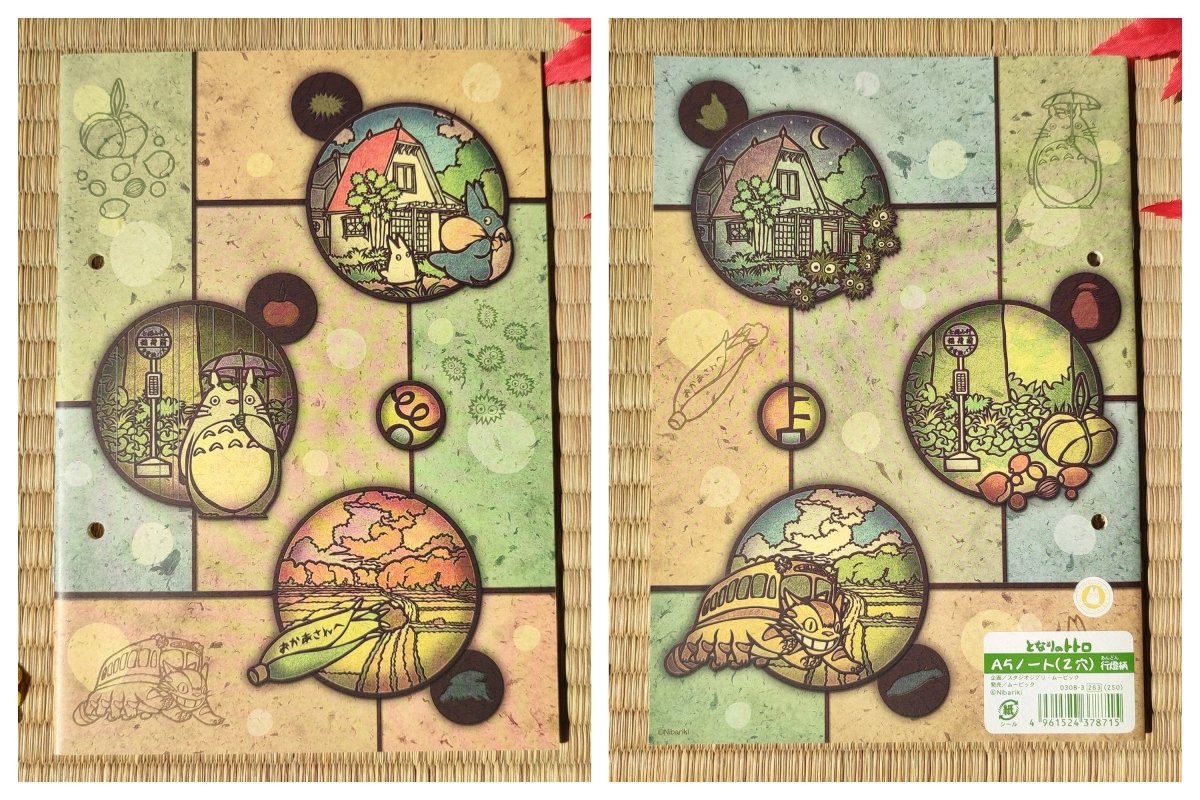 Vintage* Official Ghibli Totoro Notebook • My Neighbor Totoro Notepad/Sketchbook/Diary/Planner • Anime Stationery - Kamaji Market