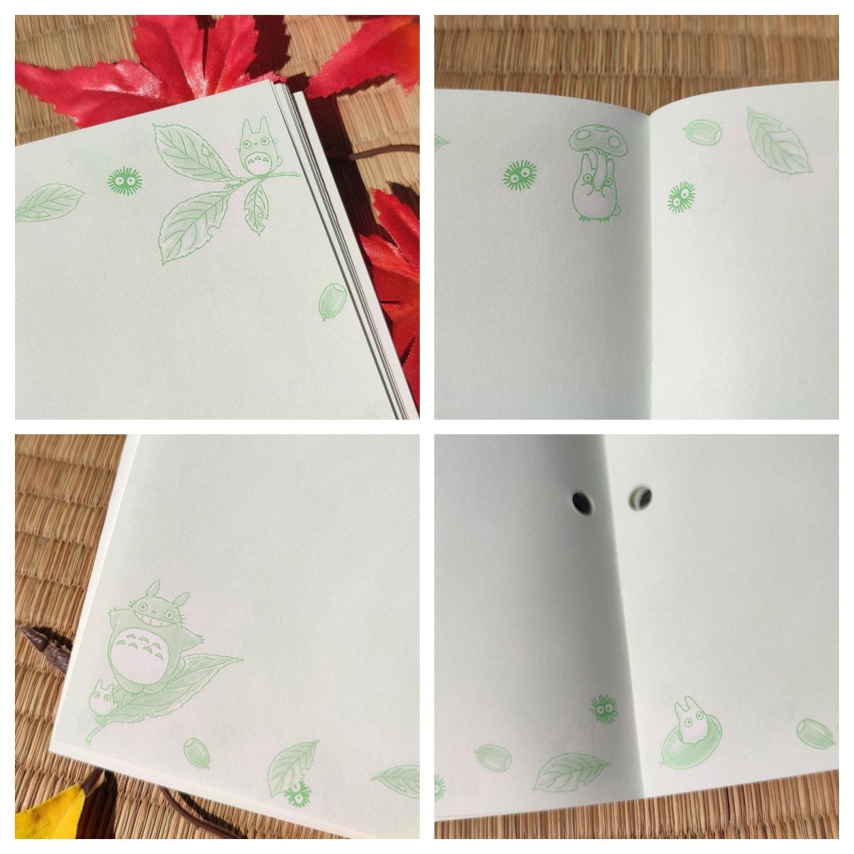 Vintage* Official Ghibli Totoro Notebook • My Neighbor Totoro Notepad/Sketchbook/Diary/Planner • Anime Stationery - Kamaji Market