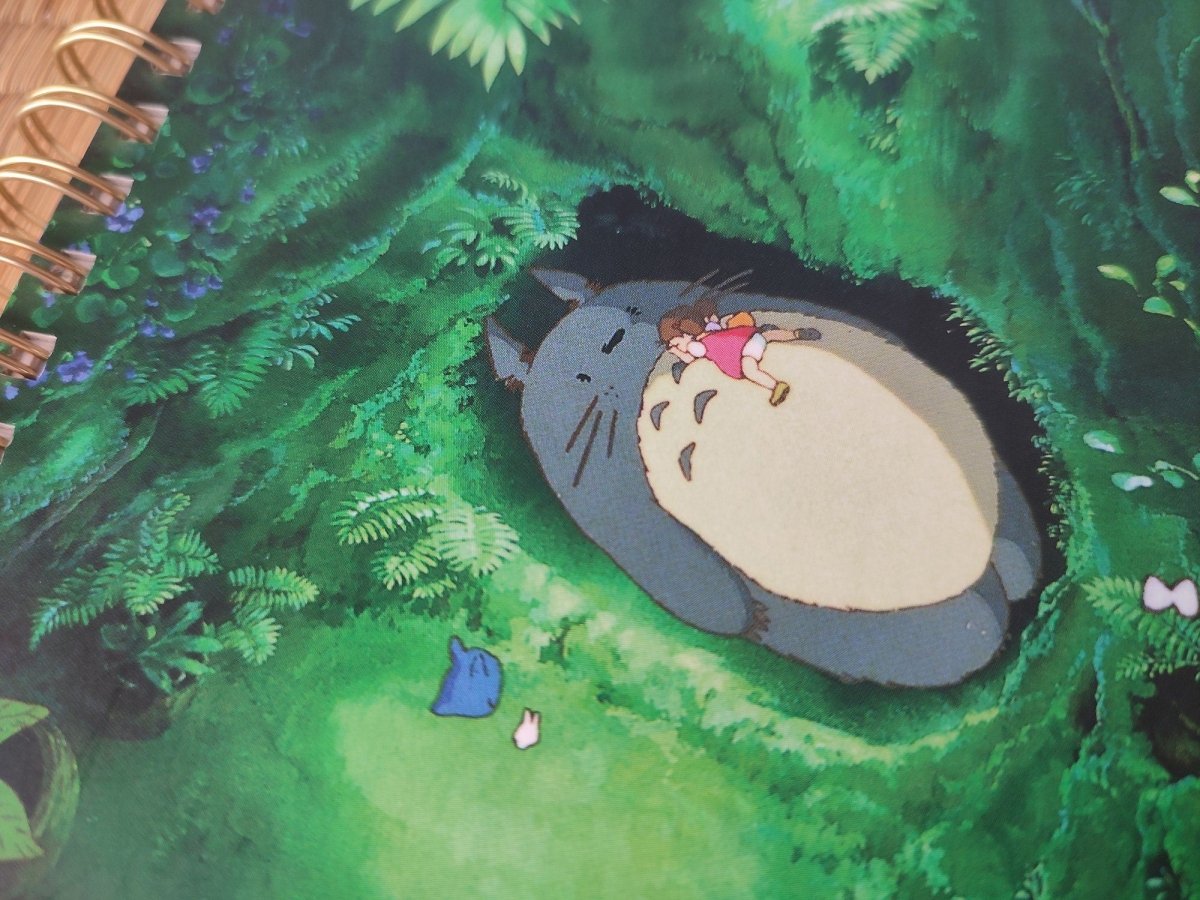 Vintage* Official Ghibli Totoro Notebook • My Neighbor Totoro Notepad/Sketchbook/Diary/Planner • Anime Stationery - Kamaji Market