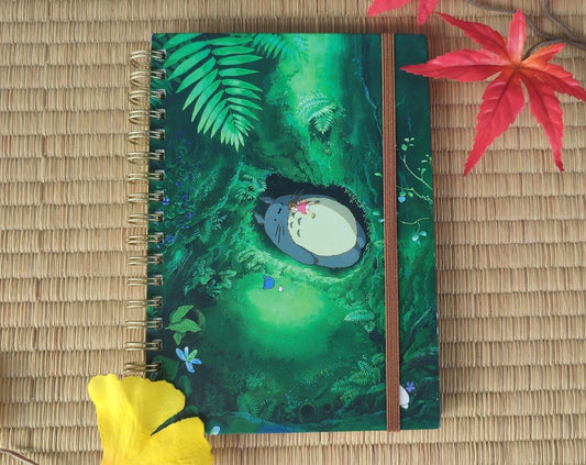 Vintage* Official Ghibli Totoro Notebook • My Neighbor Totoro Notepad/Sketchbook/Diary/Planner • Anime Stationery - Kamaji Market