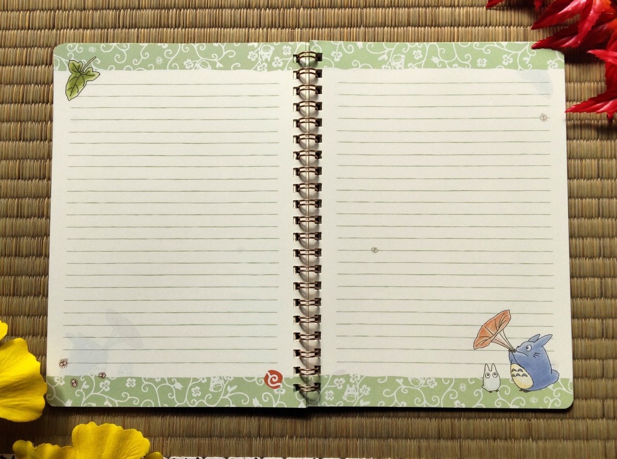 Vintage* Official Ghibli Totoro Notebook • My Neighbor Totoro Notepad/Sketchpad/Planner/Diary • Japanese Stationery - Kamaji Market