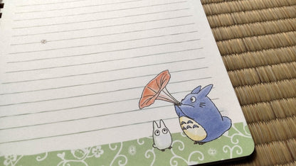 Vintage* Official Ghibli Totoro Notebook • My Neighbor Totoro Notepad/Sketchpad/Planner/Diary • Japanese Stationery - Kamaji Market