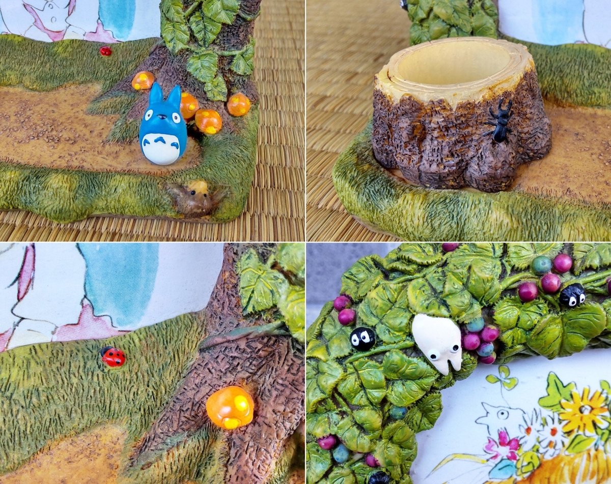 Vintage* Official Ghibli Totoro Photo Frame/Accessory Holder • My Neighbor Totoro Figure/Figurine/Replica/Home Decor/Interior Diorama/Gift - Kamaji Market