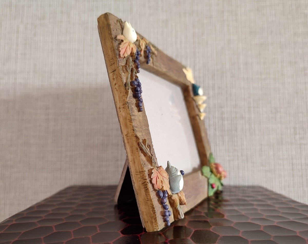Vintage* Official Ghibli Totoro Photo Frame/Wall Hanging • My Neighbor Totoro Figure/Interior Diorama/Home Decor - Kamaji Market