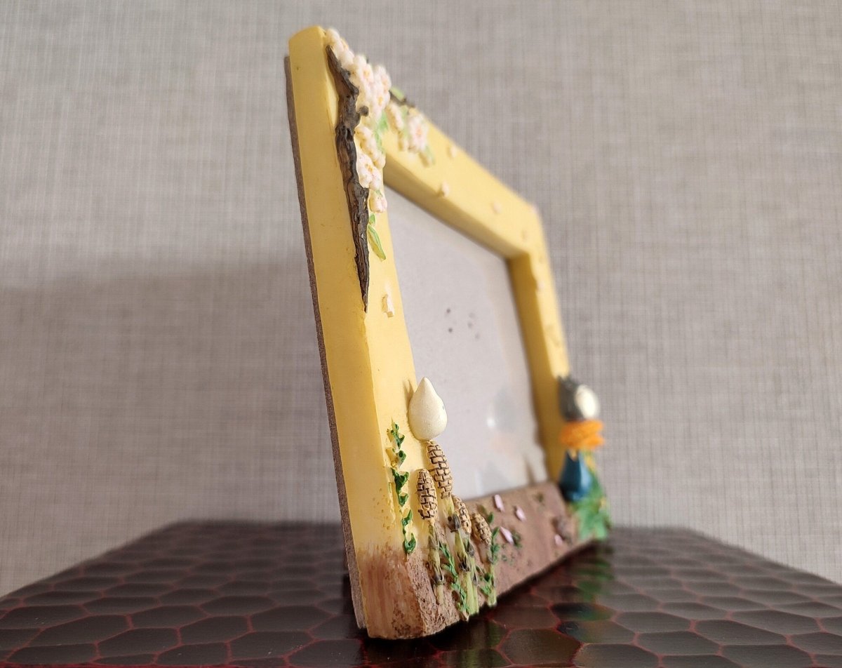 Vintage* Official Ghibli Totoro Photo Frame/Wall Hanging • My Neighbor Totoro Figure/Interior Diorama/Home Decor - Kamaji Market