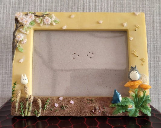 Vintage* Official Ghibli Totoro Photo Frame/Wall Hanging • My Neighbor Totoro Figure/Interior Diorama/Home Decor - Kamaji Market