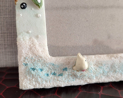 Vintage* Official Ghibli Totoro Photo Frame/Wall Hanging • My Neighbor Totoro Figure/Interior Diorama/Home Decor - Kamaji Market