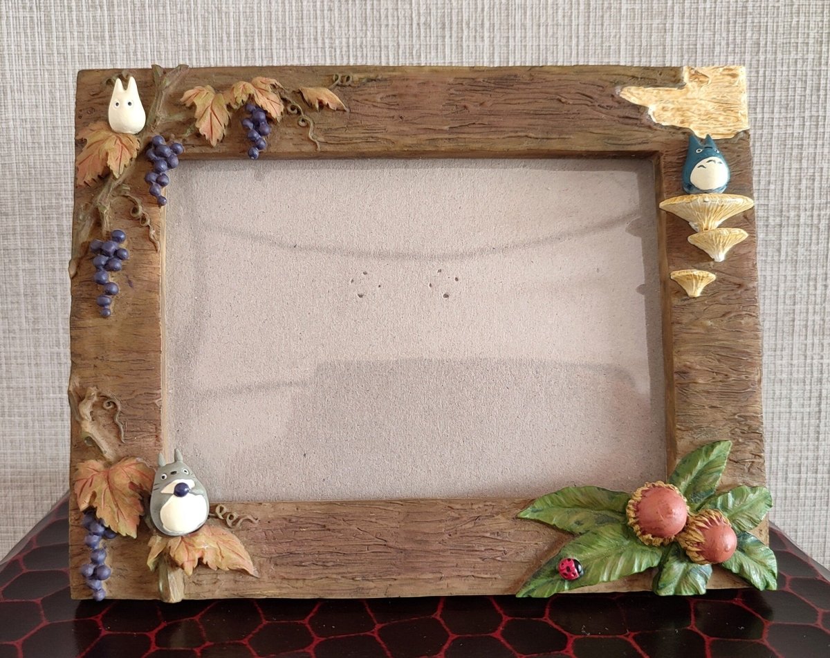 Vintage* Official Ghibli Totoro Photo Frame/Wall Hanging • My Neighbor Totoro Figure/Interior Diorama/Home Decor - Kamaji Market