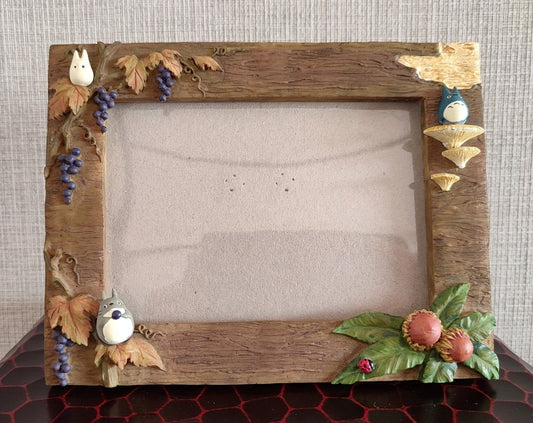 Vintage* Official Ghibli Totoro Photo Frame/Wall Hanging • My Neighbor Totoro Figure/Interior Diorama/Home Decor - Kamaji Market