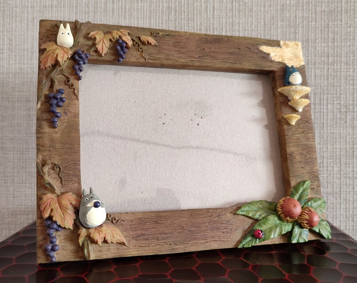 Vintage* Official Ghibli Totoro Photo Frame/Wall Hanging • My Neighbor Totoro Figure/Interior Diorama/Home Decor - Kamaji Market