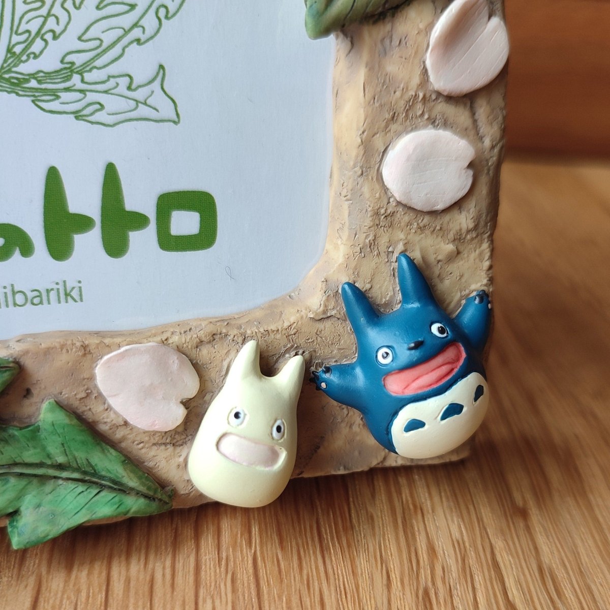 Vintage* Official Ghibli Totoro Photo Frame/Wall Hanging • My Neighbor Totoro Figure/Interior Diorama/Home Decor • Spring - Kamaji Market