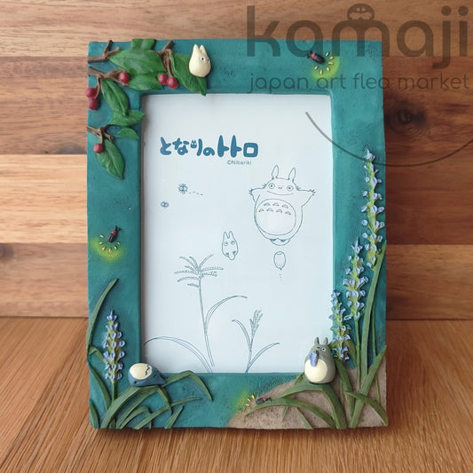 Vintage* Official Ghibli Totoro Photo Frame/Wall Hanging • My Neighbor Totoro Summer Home Decor/Interior Diorama - Kamaji Market