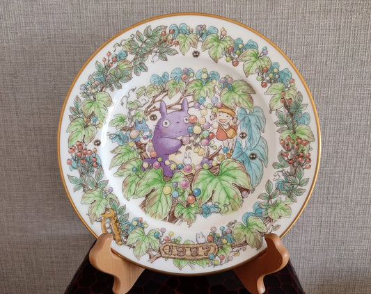 Vintage* Official Ghibli Totoro Plate 1997 Noritake • My Neighbor Totoro Dinner Plate • Japanese Tableware/Dinnerware - Kamaji Market