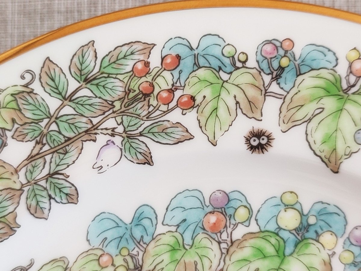 Vintage* Official Ghibli Totoro Plate 1997 Noritake • My Neighbor Totoro Dinner Plate • Japanese Tableware/Dinnerware - Kamaji Market