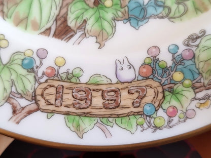 Vintage* Official Ghibli Totoro Plate 1997 Noritake • My Neighbor Totoro Dinner Plate • Japanese Tableware/Dinnerware - Kamaji Market