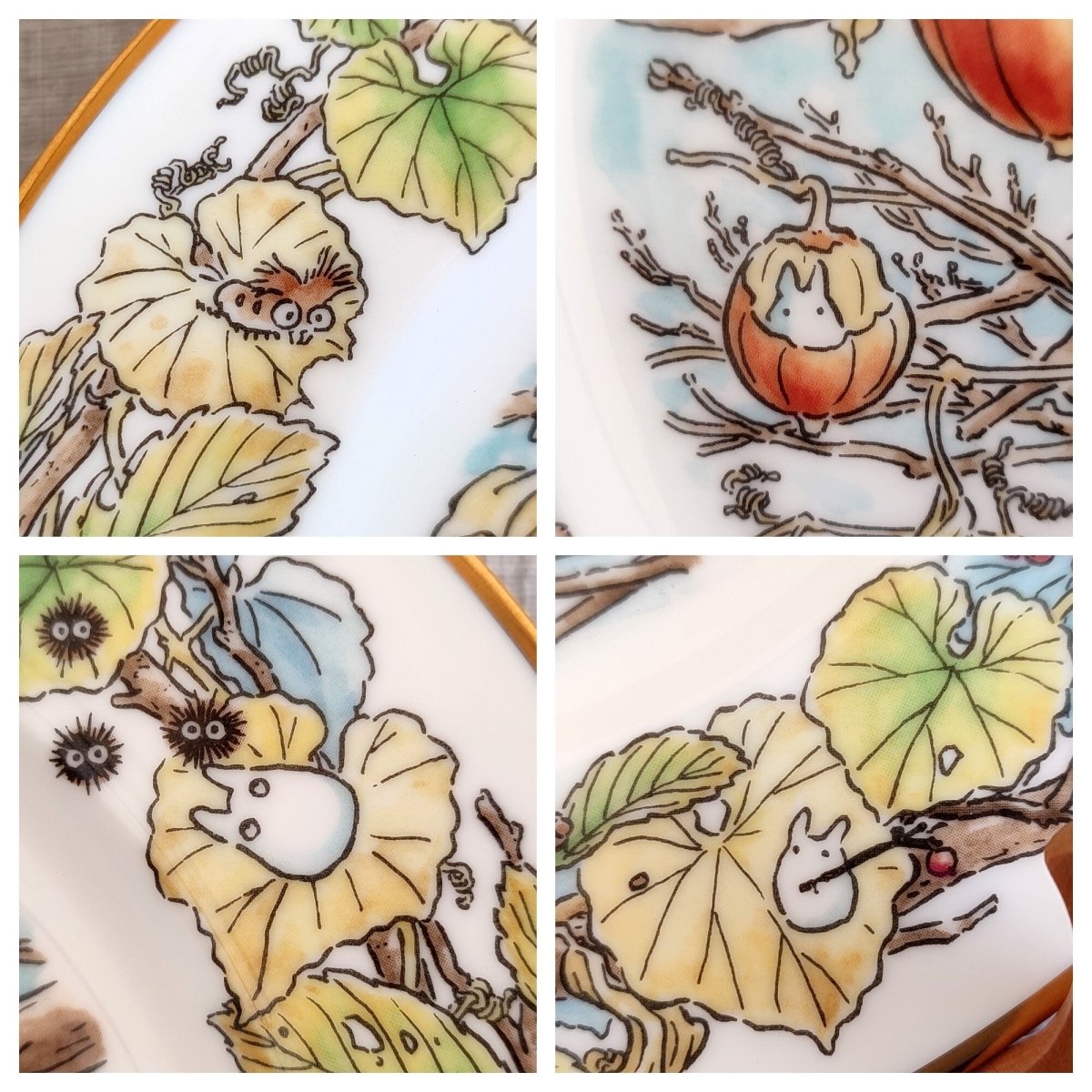 Vintage* Official Ghibli Totoro Plate 1999 Noritake • My Neighbor Totoro Dinner Plate • Japanese Tableware/Dinnerware - Kamaji Market