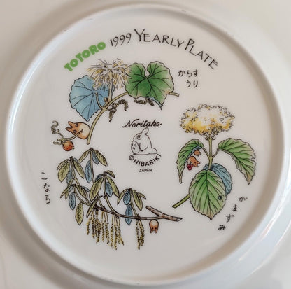 Vintage* Official Ghibli Totoro Plate 1999 Noritake • My Neighbor Totoro Dinner Plate • Japanese Tableware/Dinnerware - Kamaji Market
