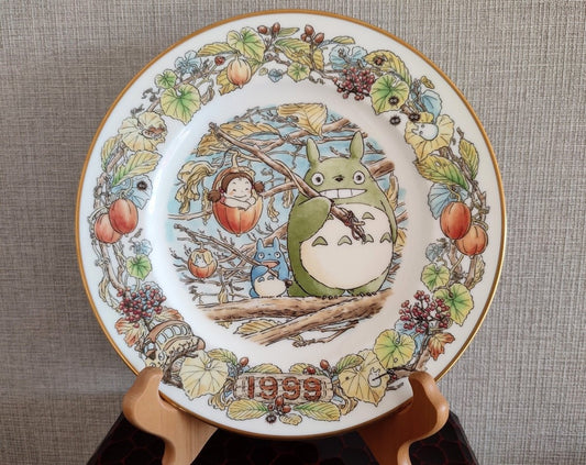 Vintage* Official Ghibli Totoro Plate 1999 Noritake • My Neighbor Totoro Dinner Plate • Japanese Tableware/Dinnerware - Kamaji Market